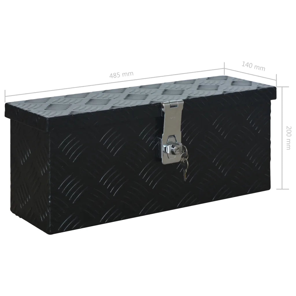 Scatola in Alluminio 485x140x200 mm Nera CFW3538526