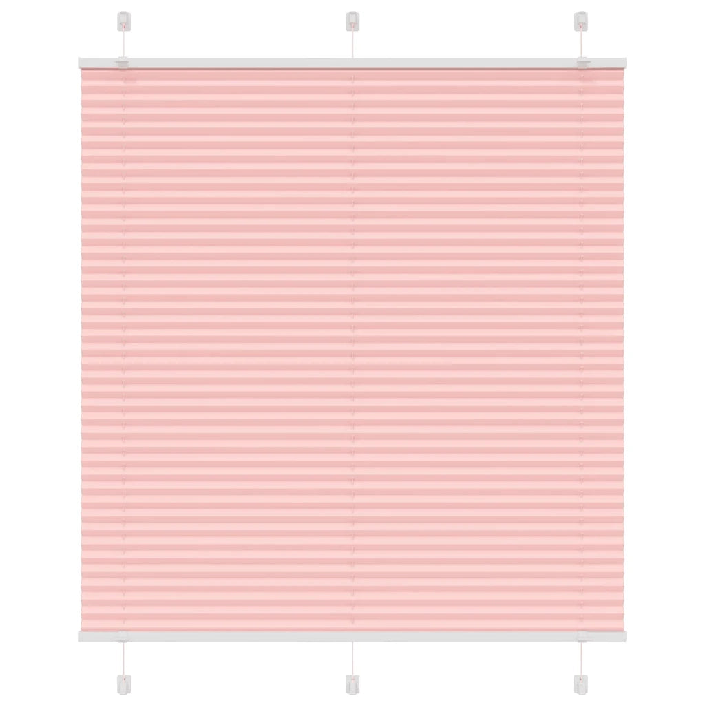 Tenda Plissettata Rosa 120x100 cm Larghezza Tessuto 119,4 cm