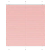 Tenda Plissettata Rosa 120x100 cm Larghezza Tessuto 119,4 cm