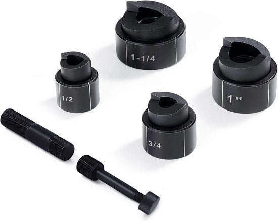 Perforatrice idraulica con punteria per fori 1/2", 3/4", 1", 1-1/4