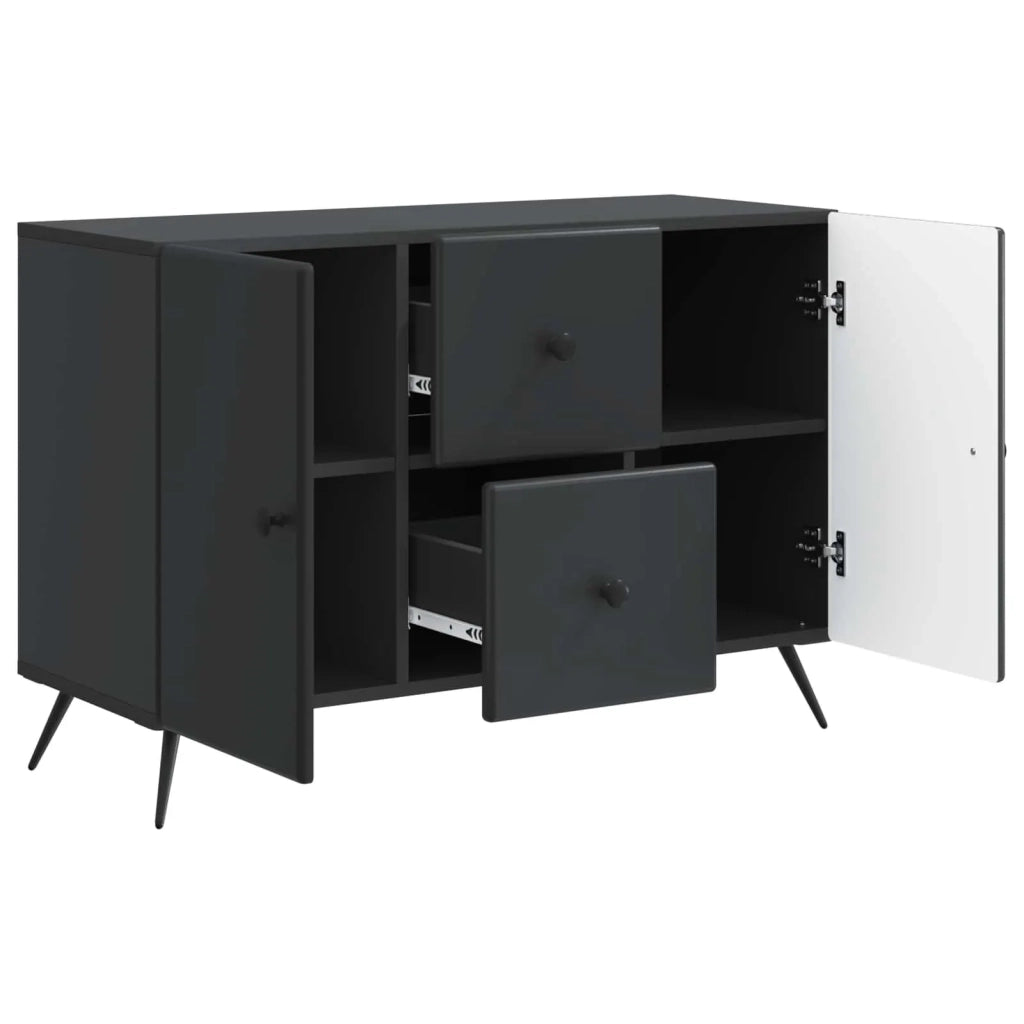 Credenza Nero 89 x 34,5 x 60 cm Legno ingegnerizzato