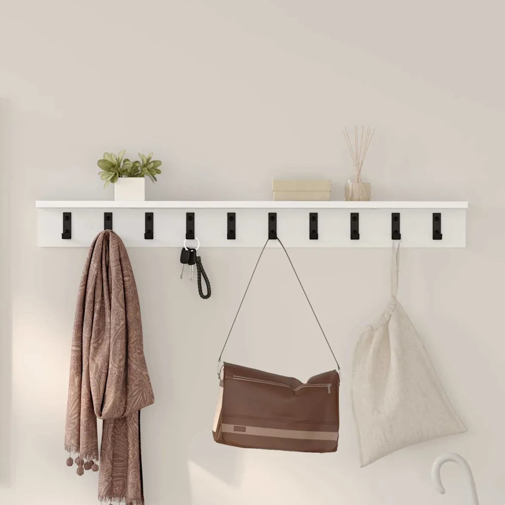 Appendiabiti a muro Bianco 100 x 10,5 x 10,5 cm CFW4734125