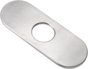 Coperture per rubinetto a goccia di 15,24 cm per 1 o 3 vie - Copricoppe ovale - Laccato argento
