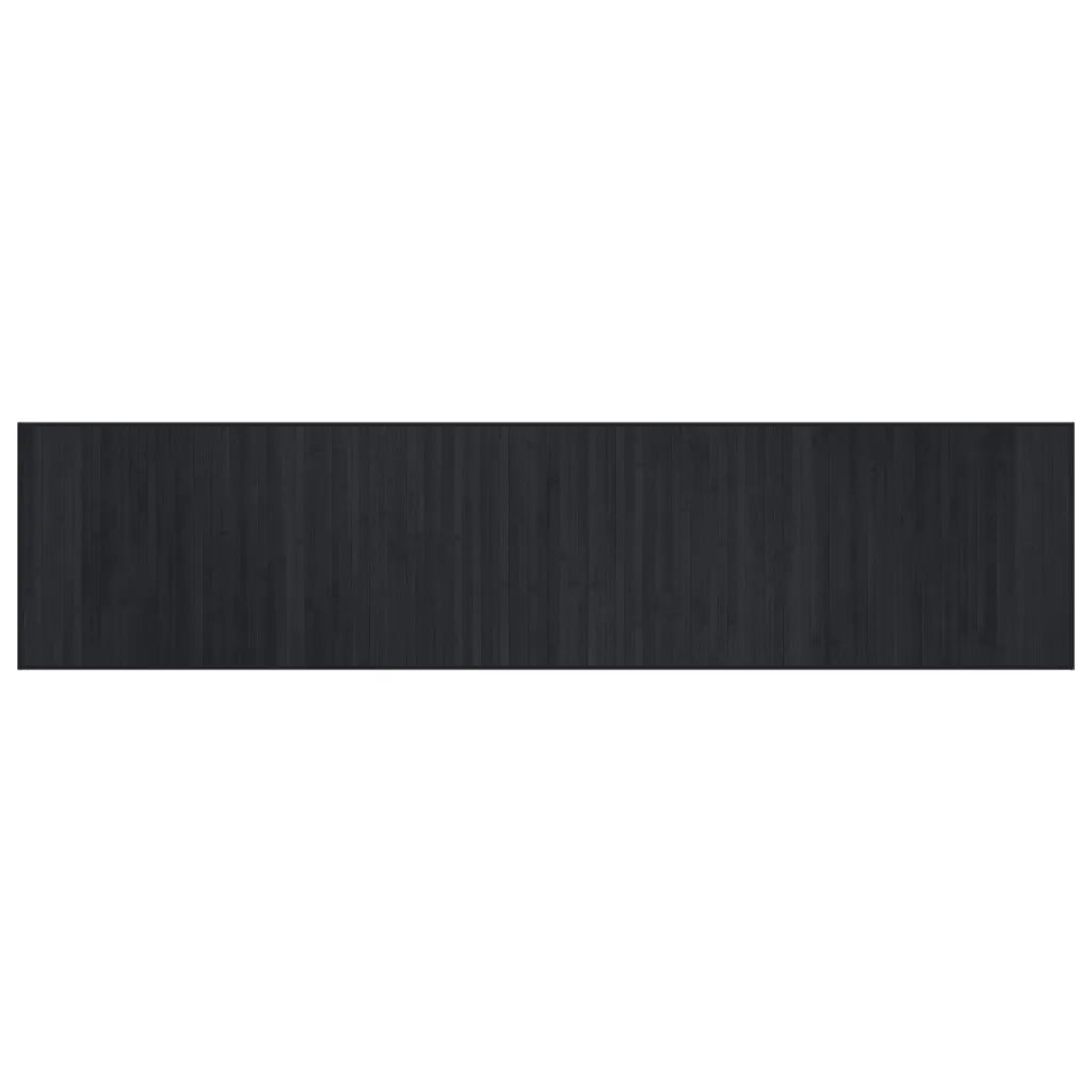 Tappeto Rettangolare Nero 70x300 cm in BambÃ¹