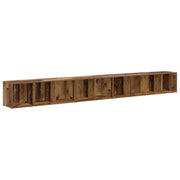 Set mobile TV 3 pz | Armadietto TV | Mobile Porta TV Legno vecchio 37 x 35 x 107 cm