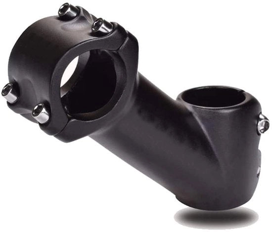 Manubrio regolabile 31,8 mm 90 mm 45 gradi - Alzamanubrio in lega di alluminio - Leggero - Resistente alla corrosione - Installazione facile