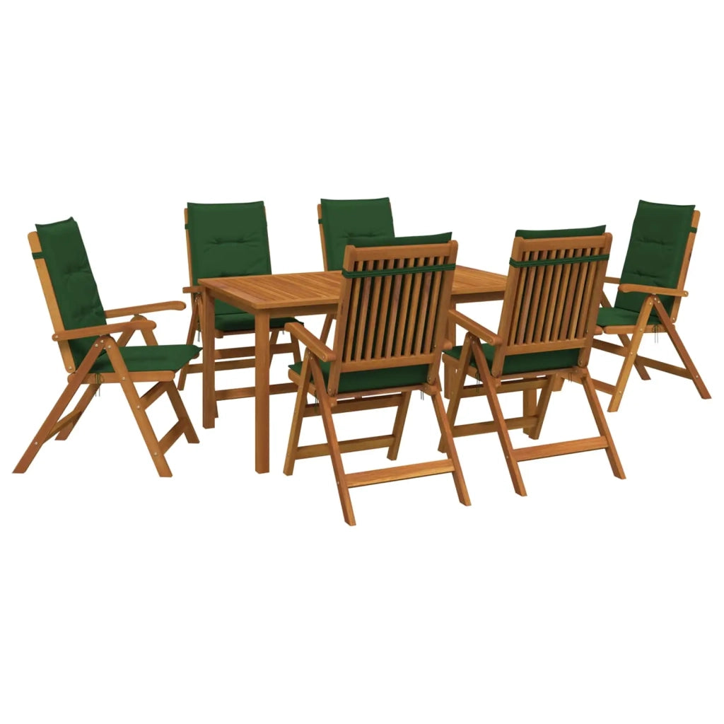 Set da pranzo da giardino 7 pezzi Naturale 3434583