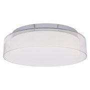 Plafoniera LED Nowodvorski PAN cromata vetro Ø35 IP44
