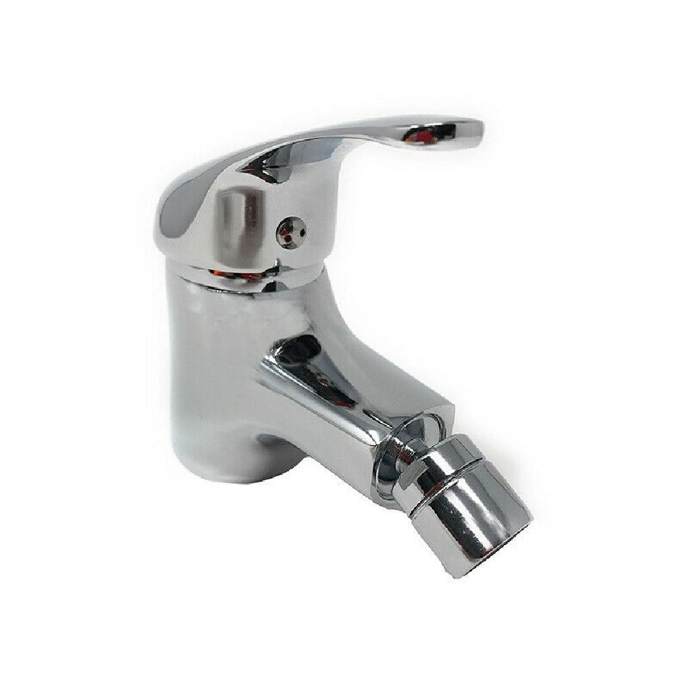 Trade Shop - Rubinetto Bidet Miscelatore Monoleva Regolabile Monocomando Bagno Cromato 69599 -