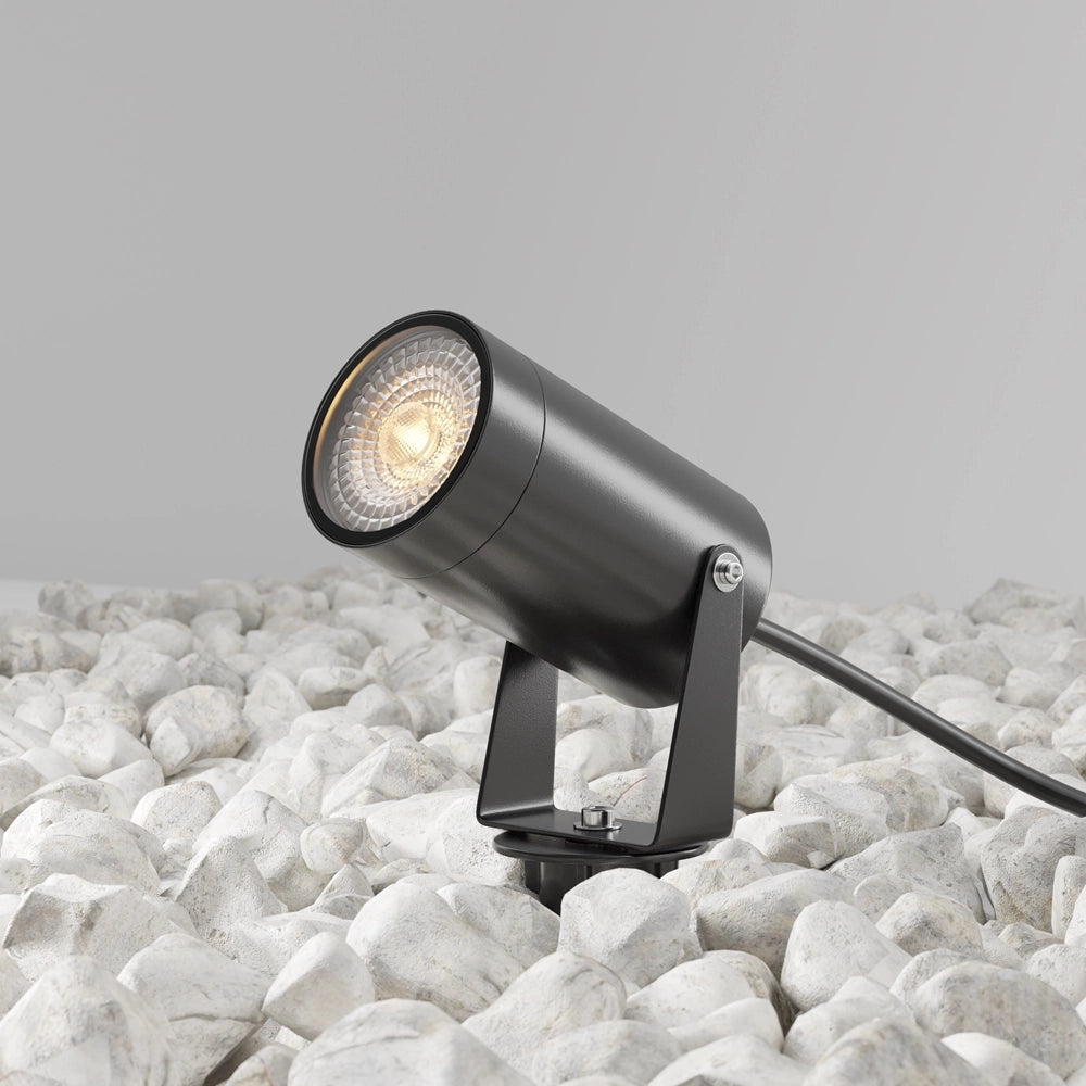 Maytoni Scope paletto faretto a picchetto nero GU10 IP65