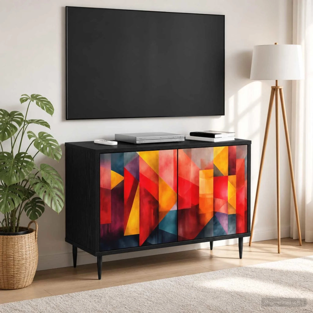 Mobile TV HEESCH 69 x 33 x 50,5 cm Rovere Nero 8007018