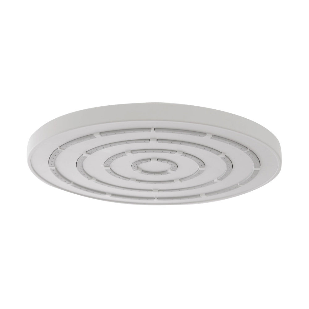 Soffione doccia Ø 20 cm in finitura bianco anticalcare Hidra