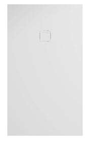 Piatto doccia rettangolare 100x180 cm effetto liscio marmoresina HARMONY Bianco