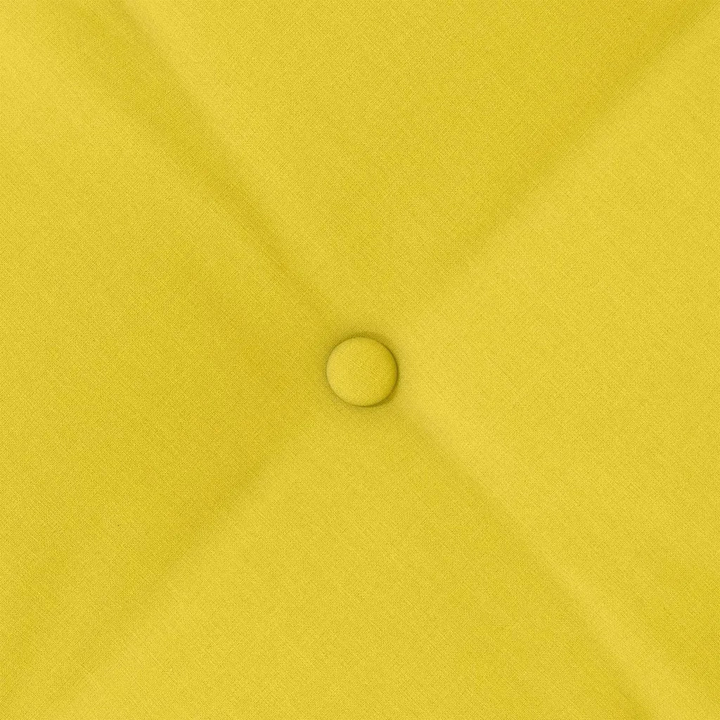 Cuscino per Schiena | Cuscino dorsale Giallo Chiaro 50 x 19 x 45 cm Tessuto
