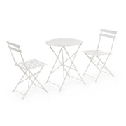 Set da 3 Posti Bistrot Pieghevole in Acciaio per Esterno - ORLIX