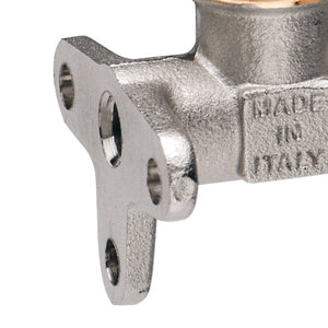 Raccordo a L a compressione per tubo rame MF 1/2" con attacco a muro