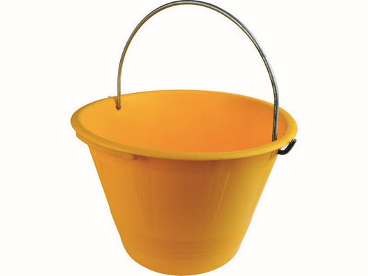 cardarella in plastica lt. 10 ï cm. 36 - gialla cod:ferx.vit45683