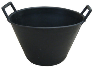 cardarella in plastica 2 manici lt. 10 ï cm. 34 - nera cod:ferx.vit27985