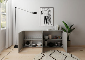 Madia 4 ante 200x40x83,5 cm cashmere - ELIOS