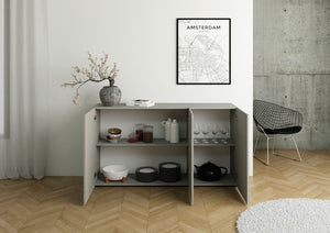 Madia 3 ante 150x40x83,5 cm cashmere - ELIOS