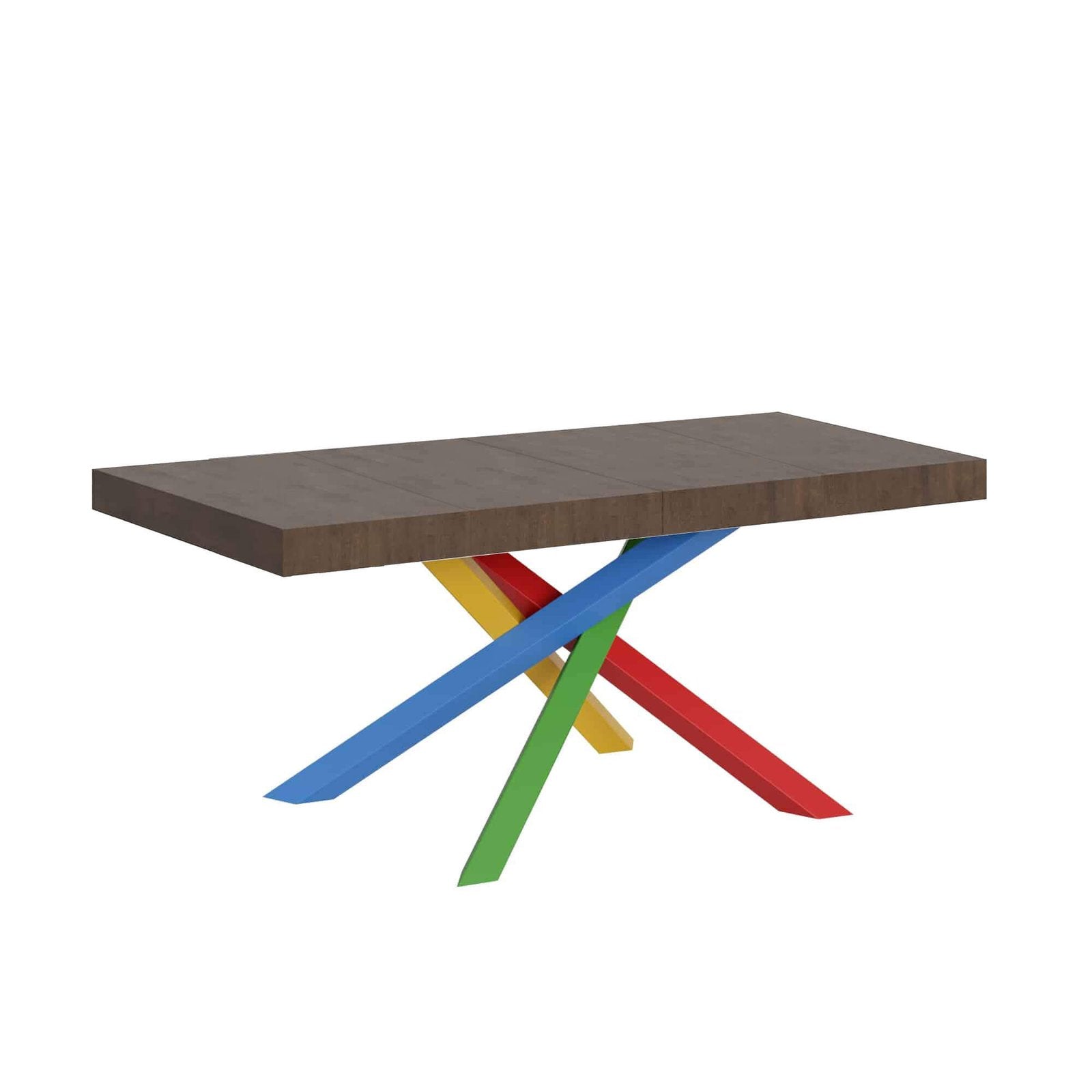 Tavolo da pranzo Allungabile - VOLANTIS PREMIUM Colore: Noce, Dimensioni: 120x90/224, Telaio: 4/B