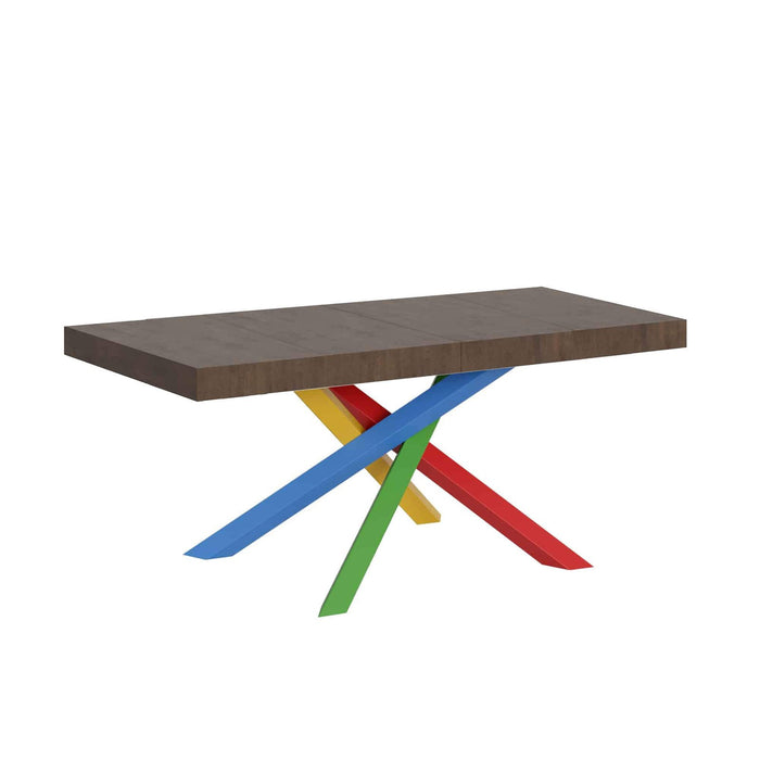 Tavolo da pranzo Allungabile - VOLANTIS PREMIUM Colore: Noce, Dimensioni: 140x90/244, Telaio: 4/B