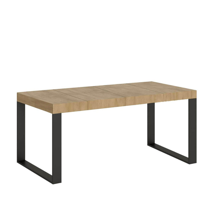 Tavolo da pranzo Allungabile - TECNO PREMIUM Dimensioni: 90x90/246, Colore: Quercia Natura