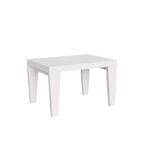 Tavolo da pranzo Allungabile - SPIMBO Dimensioni: 130x90/390, Colore: Bianco Frassino