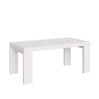 Tavolo da pranzo Allungabile - ROXELL Dimensioni: 90x180/440, Colore: Bianco Frassino