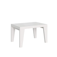 Tavolo da pranzo Allungabile - NAXY Colore: Bianco Frassino, Dimensioni: 90x130/390