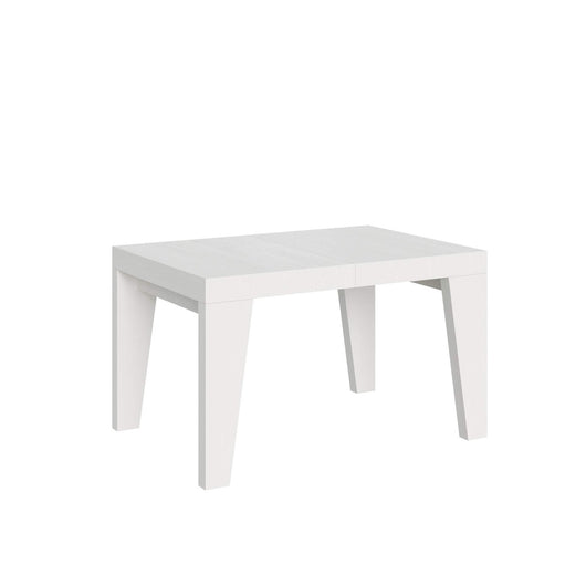 Tavolo da pranzo Allungabile - NAXY Colore: Bianco Frassino, Dimensioni: 120x90/380