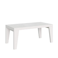 Tavolo da pranzo Allungabile - NAXY Colore: Bianco Frassino, Dimensioni: 90x200/460