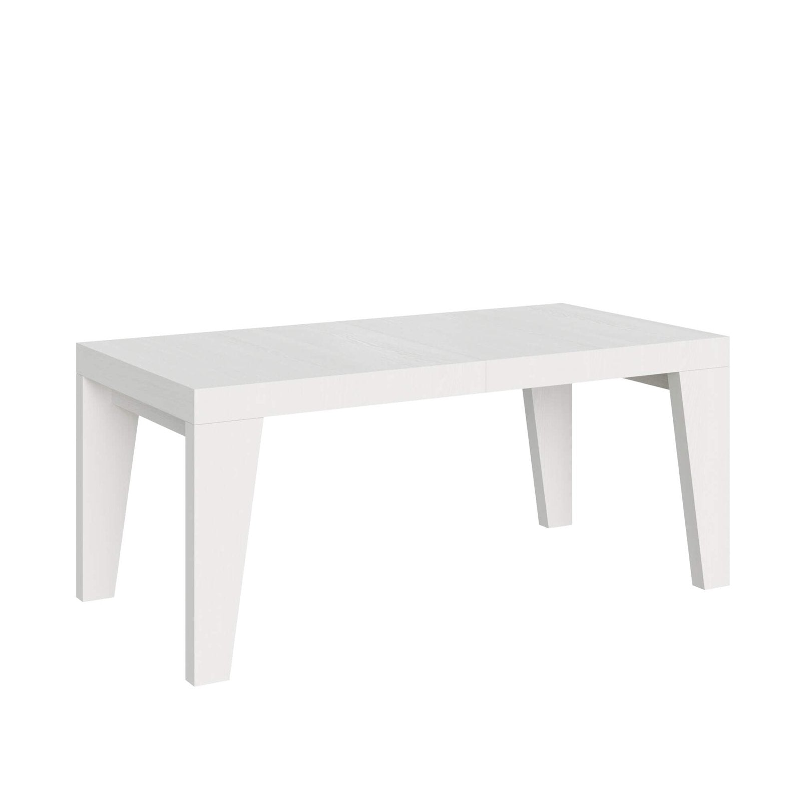 Tavolo da pranzo Allungabile - NAXY Dimensioni: 90x180/440, Colore: Bianco Frassino