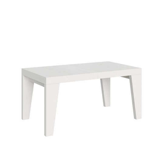 Tavolo da pranzo Allungabile - NAXY Dimensioni: 90x160/420, Colore: Bianco Frassino