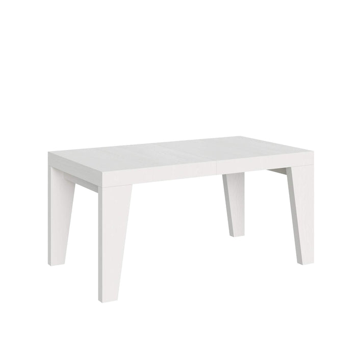 Tavolo da pranzo Allungabile - NAXY Dimensioni: 90x160/264, Colore: Bianco Frassino