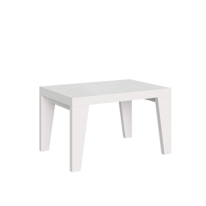 Tavolo da pranzo Allungabile - NAXY Dimensioni: 90x140/244, Colore: Bianco Frassino