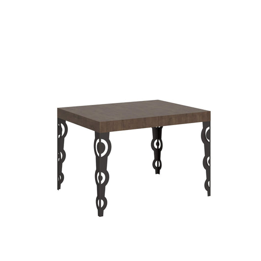 Tavolo da pranzo Allungabile - KARAMAY Dimensioni: 70x110/194, Bordo: In tinta, Colore: Noce