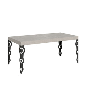 Tavolo da pranzo Allungabile - KARAMAY Dimensioni: 180x90/440, Colore: Cashmere, Bordo: In tinta