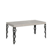 Tavolo da pranzo Allungabile - KARAMAY PREMIUM Dimensioni: 120x90/380, Colore: Cashmere