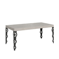 Tavolo da pranzo Allungabile - KARAMAY PREMIUM Dimensioni: 180x90/440, Colore: Cashmere