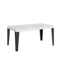 Tavolo da pranzo Allungabile - FLAME PREMIUM Dimensioni: 90x140/400, Colore: Bianco Frassino