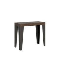 Consolle allungabile - FLAME PREMIUM Colore: Noce, Dimensioni: 90x40/300, Bordo: In tinta