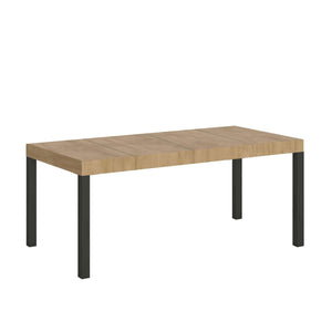Tavolo da pranzo Allungabile - EVERYDAY PREMIUM Colore: Quercia Natura, Dimensioni: 90x90/246