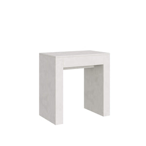 Consolle allungabile - ALLIN Colore: Bianco Spatolato, Dimensioni: 78x47/299