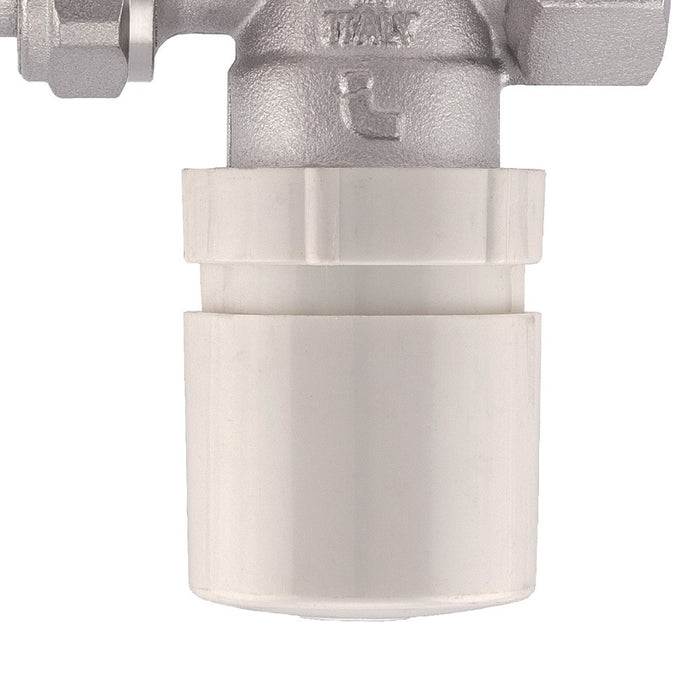 Valvola diritta termostatizzabile con volantino e attacco F1/2"