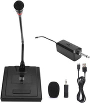 Microfono multifunzionale a radiofrequenza per speaker con microfono scheda audio - Adattatore da 6,35 a 3,5 mm.
