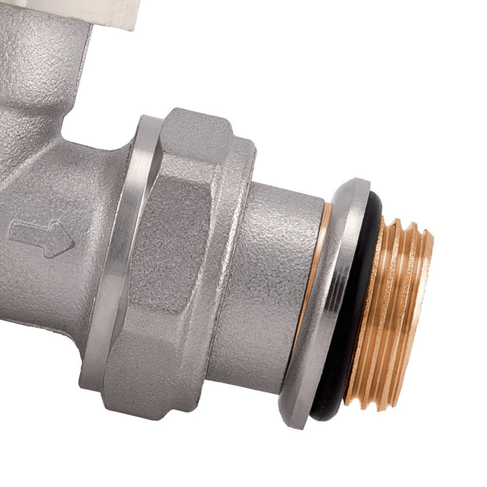 Valvola diritta termostatizzabile con volantino e attacco F1/2"