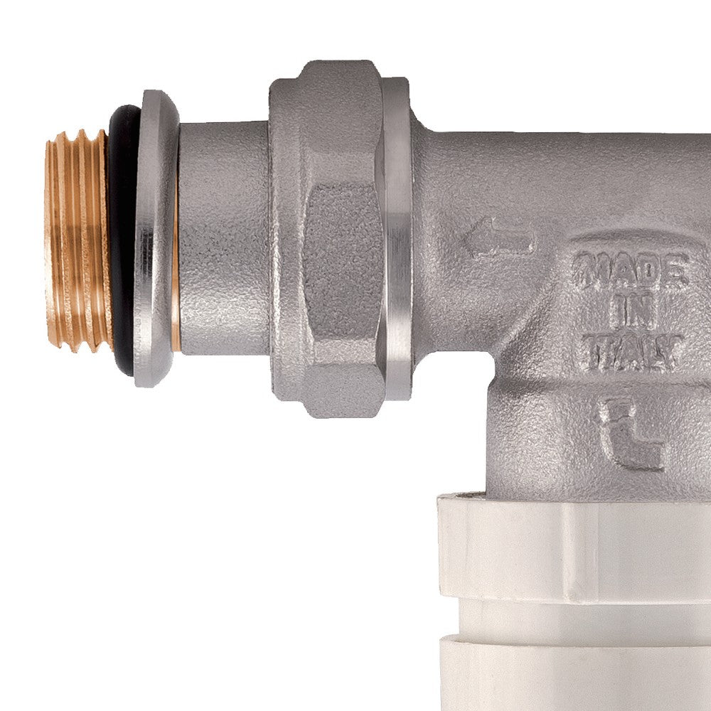 Valvola diritta termostatizzabile con volantino e attacco M1/2"