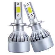 Lotto di 2 lampadine LED C6 H7 24W per faro automobilistico, illuminazione ad alta intensità Argento Avizar