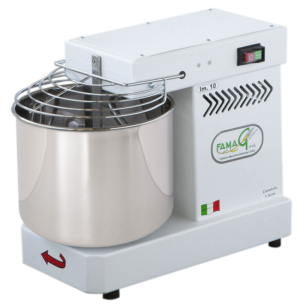 Impastatrice a Spirale Testa Fissa 10Kg 400W Famag IM10/230